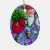 FOLGE ST. NICK-TIPTOS AUF ROOFTOPS MIT SPIELBAND KERAMIK ORNAMENT (Hinten)