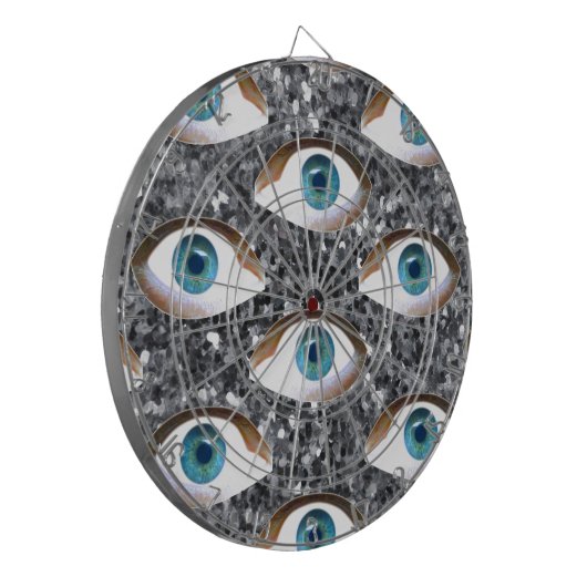 Folgeaugen Dartscheibe (Vorderseite Links)