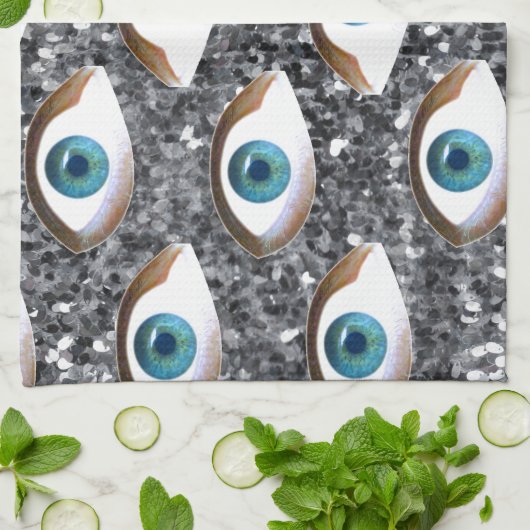 Folgeaugen Geschirrtuch (Gefaltet)
