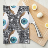 Folgeaugen Geschirrtuch (Viertel Falte)