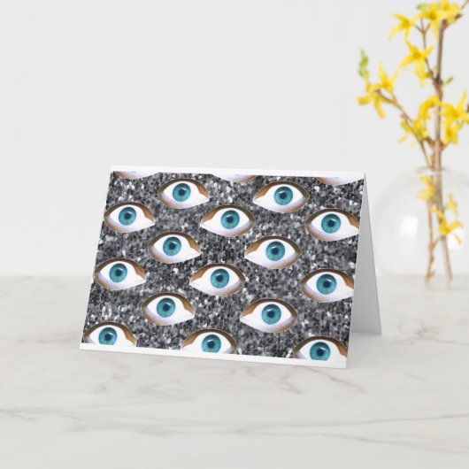 Folgeaugen Karte (Gelbe Blume)