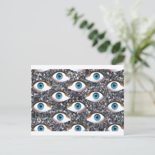 Folgeaugen Postkarte (Stehend Vorderseite)