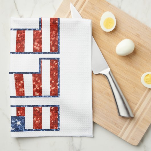 Folgehütte Geschirrtuch (Viertel Falte)