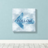 Folgen Leinwanddruck (Insitu (Holzboden))