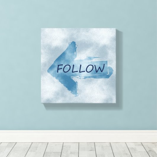 Folgen Leinwanddruck (Insitu (Holzboden))