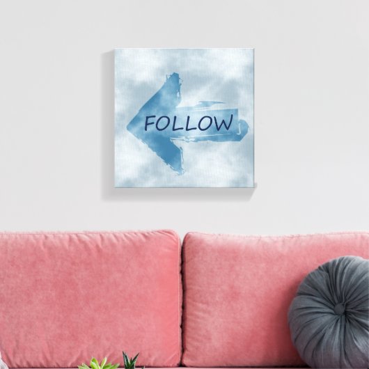 Folgen Leinwanddruck (Insitu (Wohnzimmer))