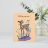 folgen postkarte (Stehend Vorderseite)