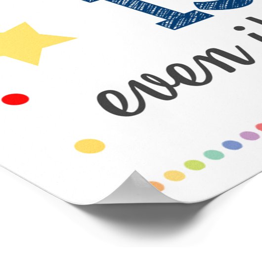 Folgen Rainbow-Klassenposter Poster (Ecke)