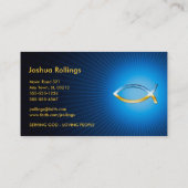 Folgen Sie Anteil Jesuss | Ihr Glaube Visitenkarte (Rückseite)