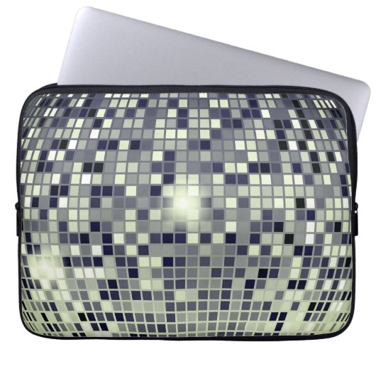 Folgen Sie dem Aufruf des Disco-Balls Laptopschutzhülle (Vorderseite)