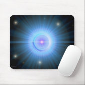 Folgen Sie dem blauer Stern ZUHAUSE Mousepad (Mit Mouse)