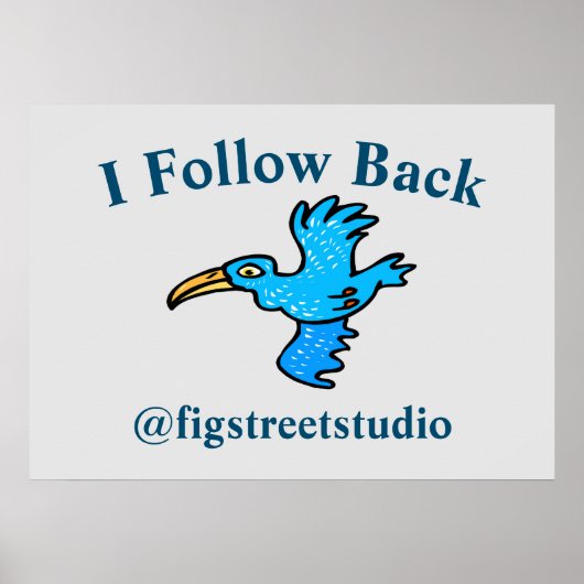 Folgen Sie dem Blue Bird, Poster (Vorne)