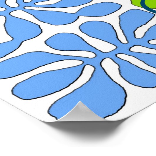 Folgen Sie dem "Blue Bird", Poster (Ecke)