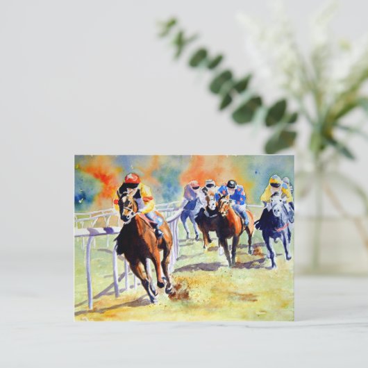 Folgen Sie dem Führer Postkarte (Stehend Vorderseite)