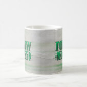 Folgen Sie dem Geld - Grunge Kaffeetasse (Mittel)