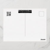 FOLGEN SIE DEM GESETZ FOLIEN FEIERTAGSPOSTKARTE (Rückseite)