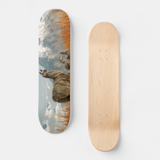 Folgen Sie dem Lama Skateboard (Vorderseite)