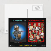 Folgen Sie dem Laser Postkarte (Vorne/Hinten)