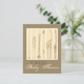 Folgen Sie dem Leiter [giraffe] Einladung (Stehend Vorderseite)