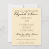 Folgen Sie dem Leiter [giraffe] Einladung (Rückseite)