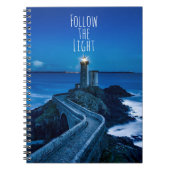 Folgen Sie dem Leuchtturm Notizblock (Vorderseite)