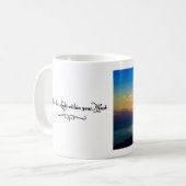 Folgen Sie dem Licht innerhalb Ihres Herzens (2 Kaffeetasse (Vorderseite Links)