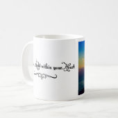 Folgen Sie dem Licht innerhalb Ihres Herzens (2 Kaffeetasse (Vorderseite Links)