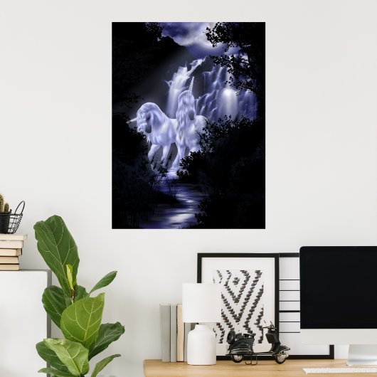 Folgen Sie dem Mondlicht Poster (Heimbüro)