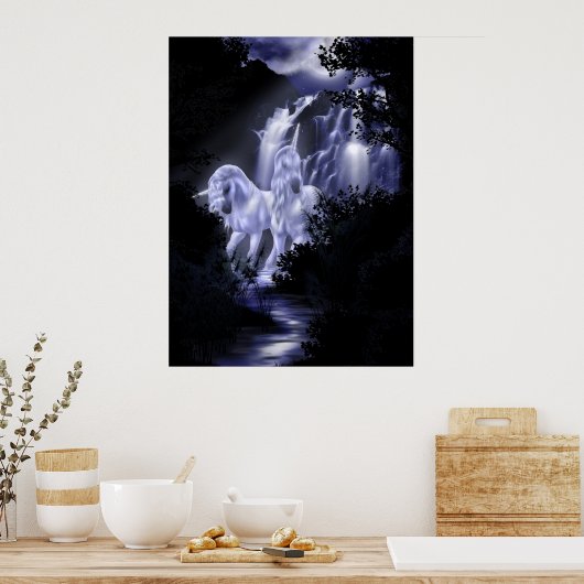 Folgen Sie dem Mondlicht Poster (Küche)