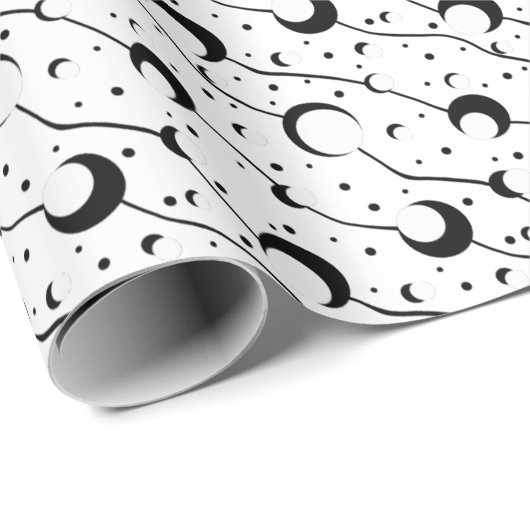 FOLGEN SIE DEM MONDREHEPAPER GESCHENKPAPIER (Rolleneckpunkt)