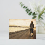 Folgen Sie dem Pfad Postkarte (Stehend Vorderseite)