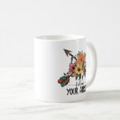 Folgen Sie dem Pfeil Kaffeetasse (VorderseiteRechts)