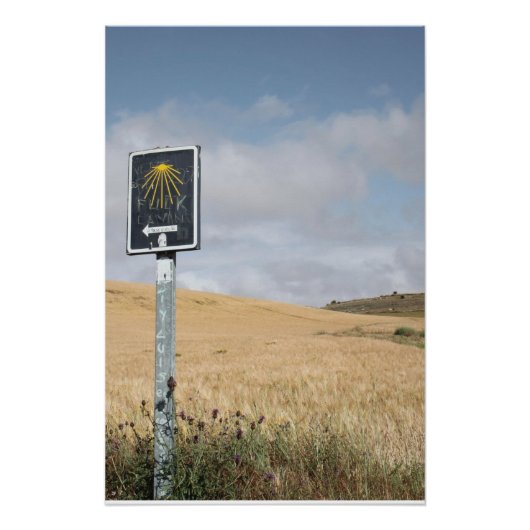Folgen Sie dem Pfeil Poster (Vorderseite)