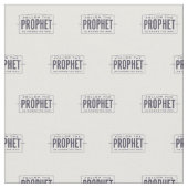 Folgen Sie dem Prophet. Gewebe Stoff (Nahaufnahme)