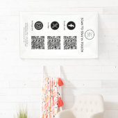 Folgen Sie dem QR Code Business von Social Media Banner (Insitu)
