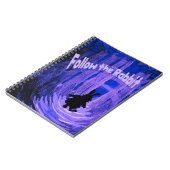 Folgen Sie dem Rabbit Notebook Wonderland inspirie Notizblock (Linke Seite)