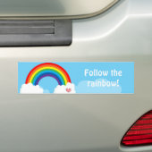 Folgen Sie dem Regenbogen-Autoaufkleber Autoaufkleber (Auf Auto)