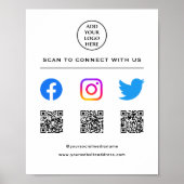 Folgen Sie dem Scan Me Connect mit unserem QR-Code Poster (Vorne)