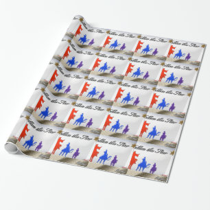 Folgen Sie dem Star Geschenkpapier