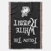 Folgen Sie dem weißen Kaninchen Decke (Vorderseite Vertikal)
