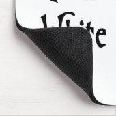 Folgen Sie dem weißen Kaninchen Mousepad (Ecke)