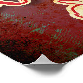 Folgen Sie dem Weißen Kaninchen niedlicher und lus Poster (Ecke)