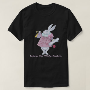Folgen Sie dem weißen Kaninchen T-Shirt