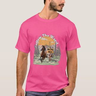 Folgen Sie dem Wort nicht der Herd Isaiah Christli T-Shirt