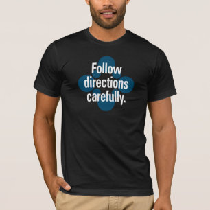Folgen Sie den Anweisungen sorgfältig Weiße Aquama T-Shirt