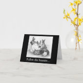 Folgen Sie den Osterbüschen, sie haben die Schokol Karte (Gelbe Blume)