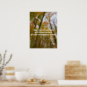 Folgen Sie der Führung Ihres mutigen Handelns Poster (Küche)