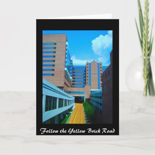 Folgen Sie der gelben Ziegelstein-Straße Karte (Vorderseite)