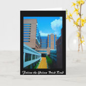 Folgen Sie der gelben Ziegelstein-Straße Karte (Gelbe Blume)