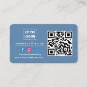 Folgen Sie der Prüfung, um eine Verbindung mit dem Visitenkarte (Vorderseite)